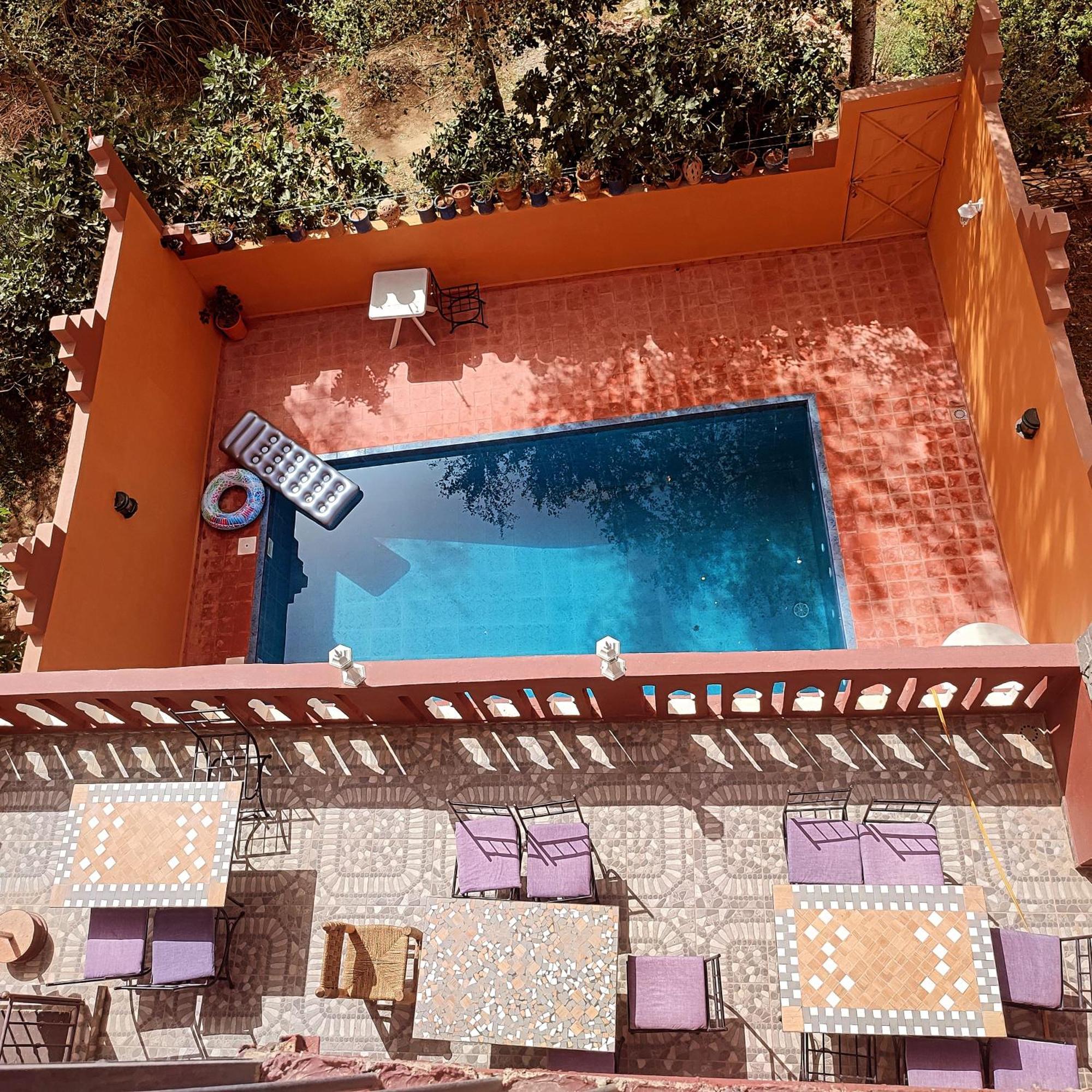 Auberge De La Riviere Du Dades Boumalne Eksteriør billede